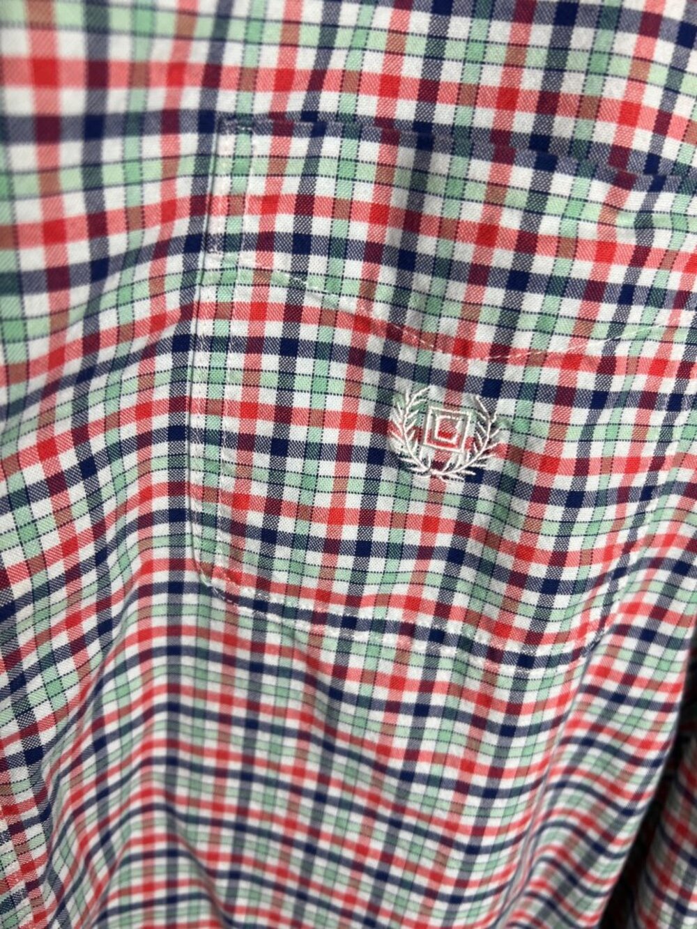 Chaps Racing Red Plaid Shirt - Picture 2 of 10